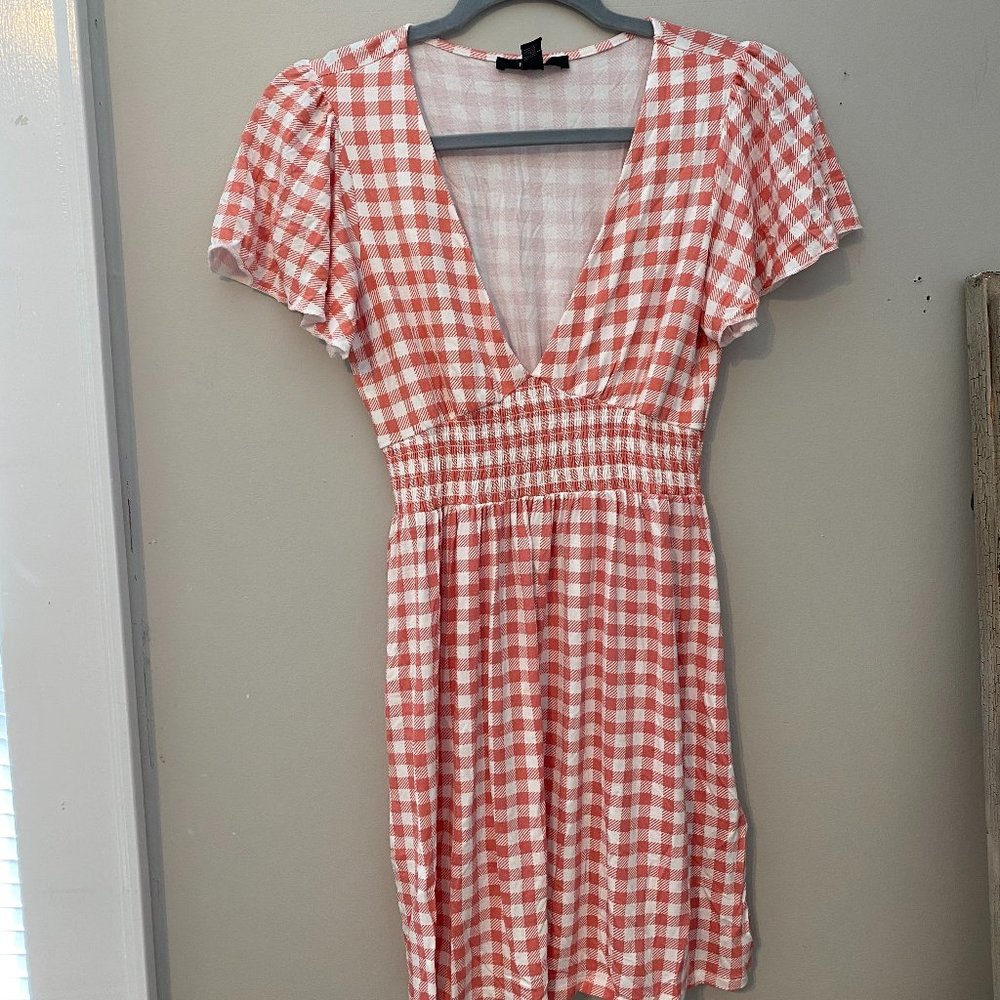 Forever 21 pink napkin dress